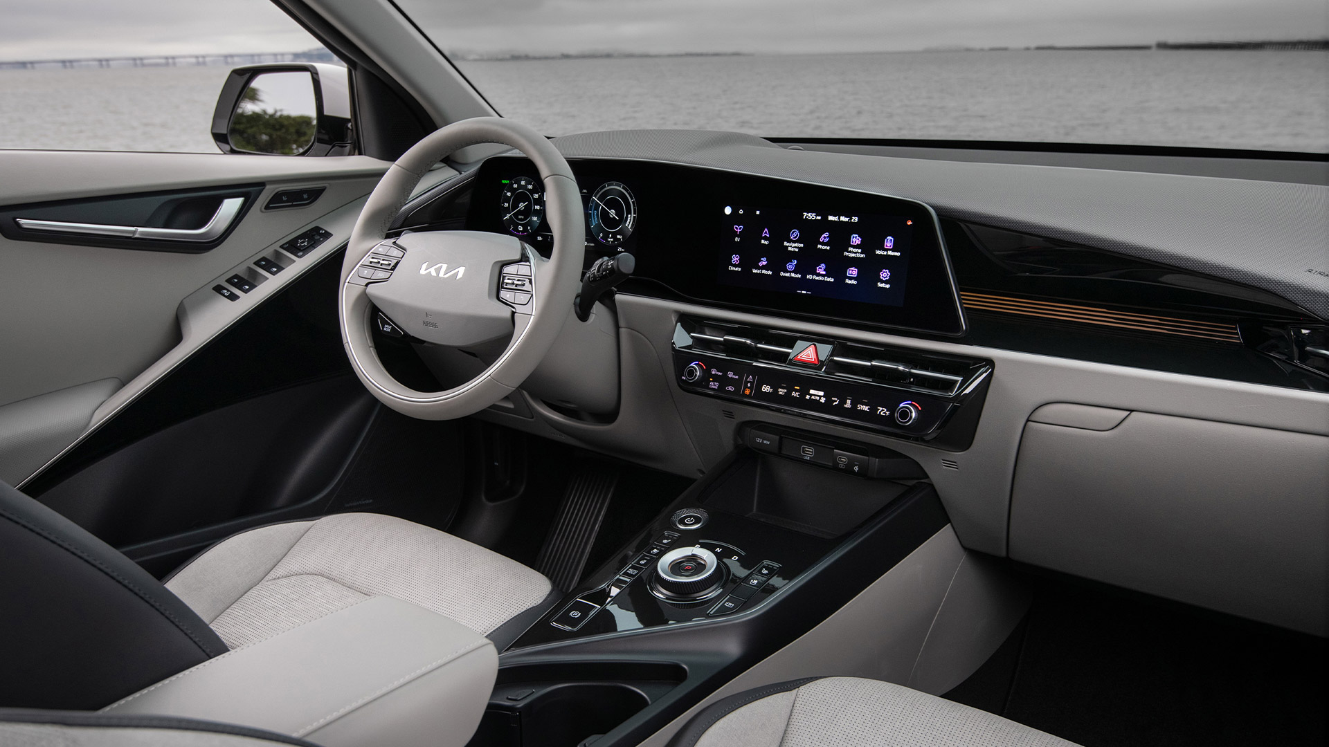 Interior of the Niro EV