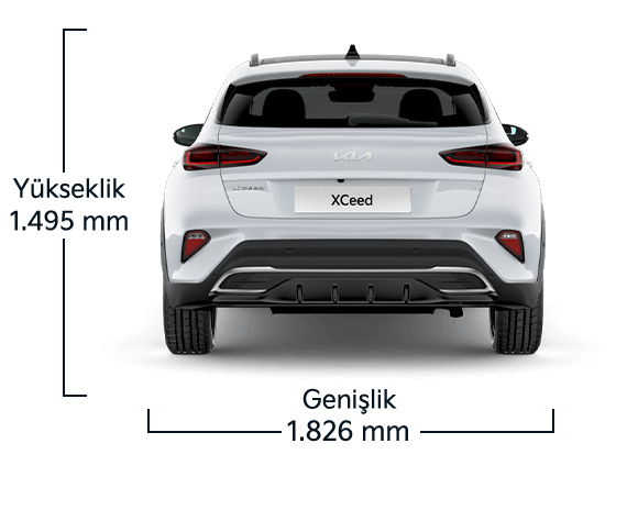 Kia XCeed Arka Genişlik